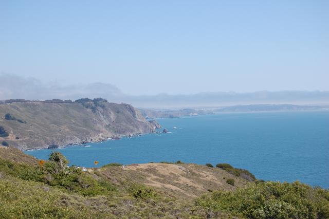 018 Up the Coast looking back at Muir Beach