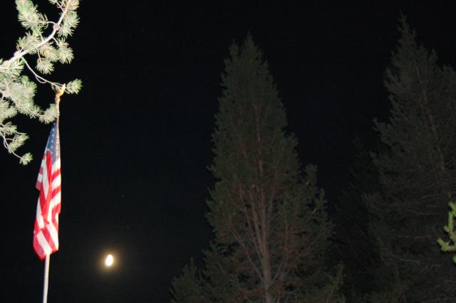 136 Flag and Moon 1